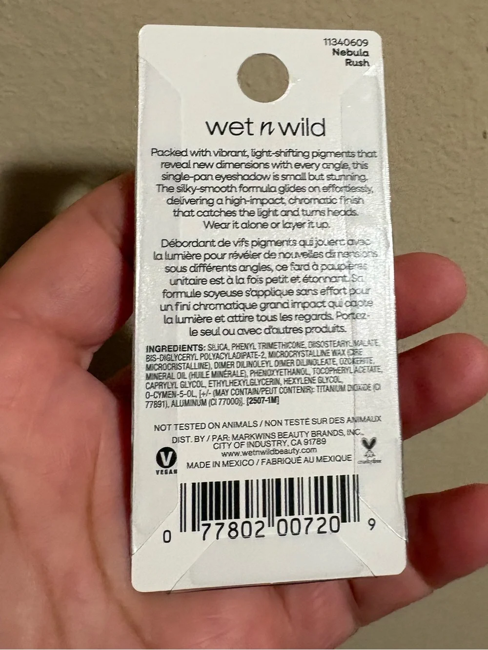 wet nwild Chameleon Chrome Multi-Chrome Eyeshadow Nebula Rush New Factory Sealed